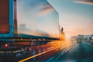 a truck on the road
