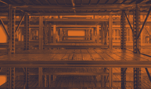 the inside of a warehouse