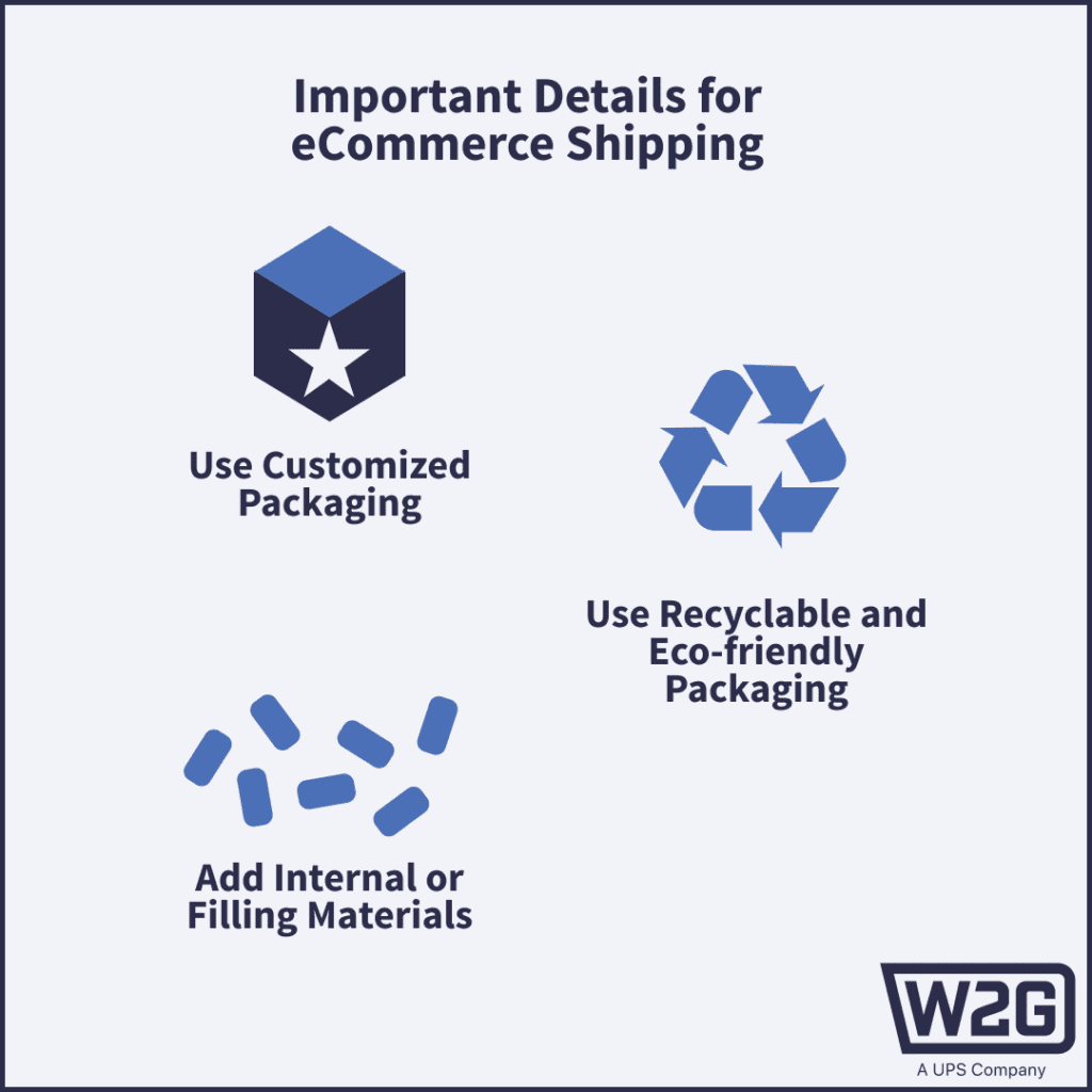 important details of eCommerce shipping